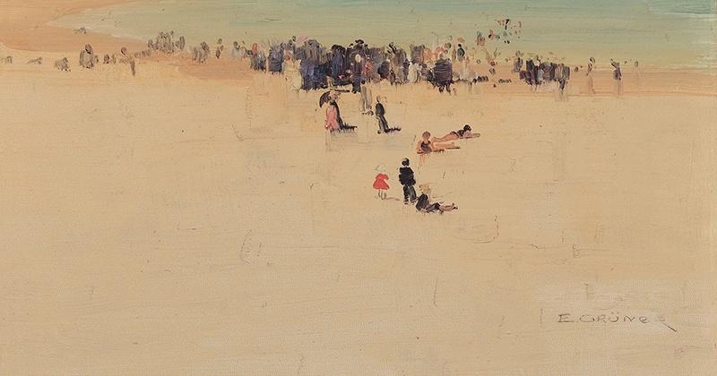 Elioth Gruner Along the Sands Germany oil painting art